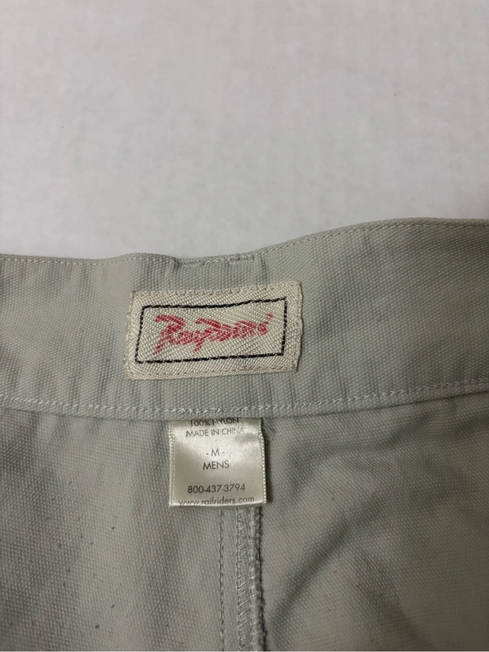 RailRiders Mens  Light Pants Nylon Tactical Hiking Cargo Size M inseam 30”